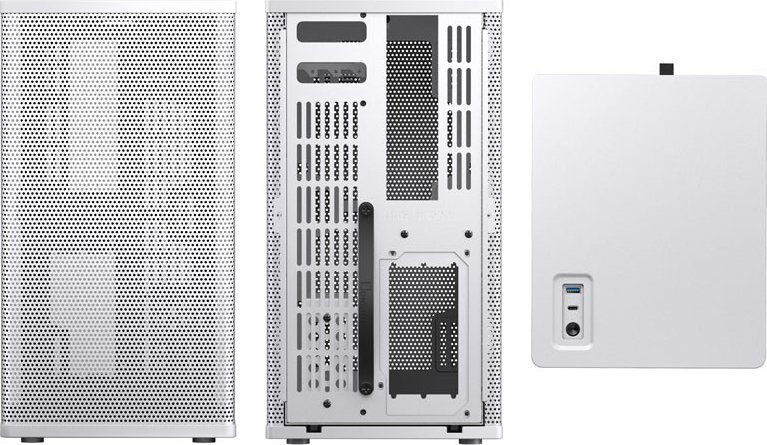 Jonsbo VR3 Case, White, Mini Tower - Thumbnail 4