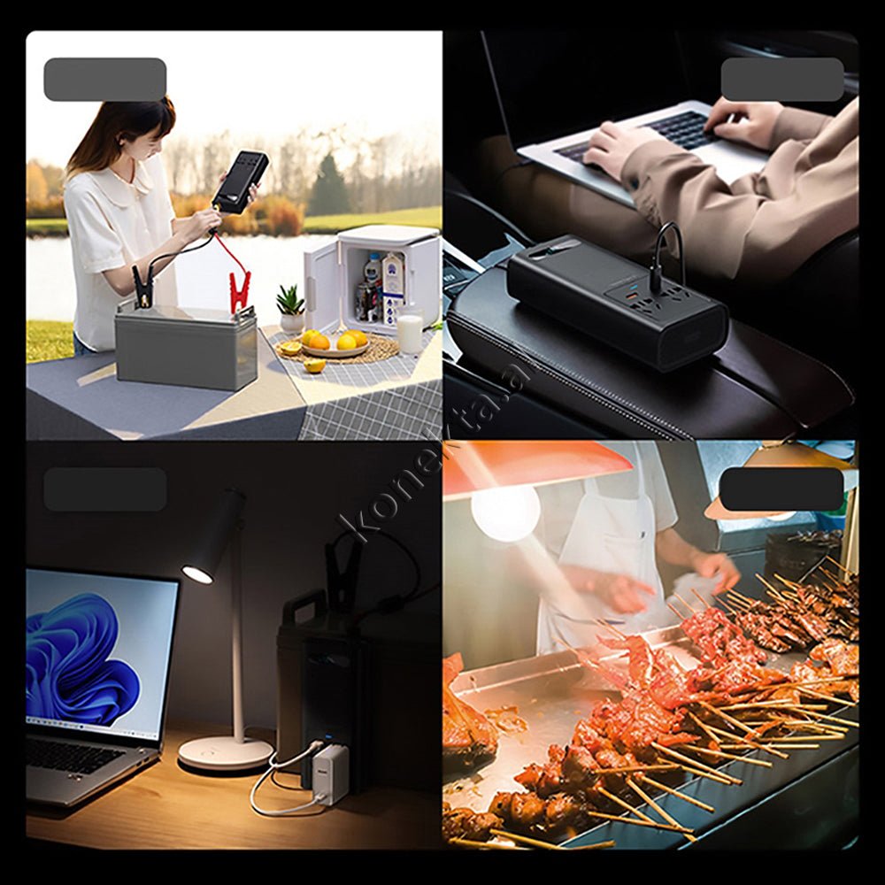 Baseus Konvertues Energjie 500W Me 4 Porta, E Zeze - Thumbnail 18