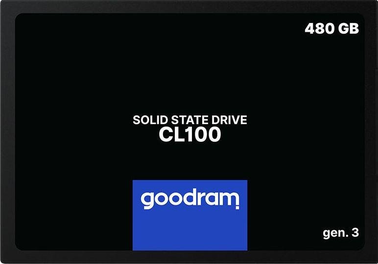 GoodRam CL100 Gen3 SSD, 480GB, 2.5" SATA III - Image 1