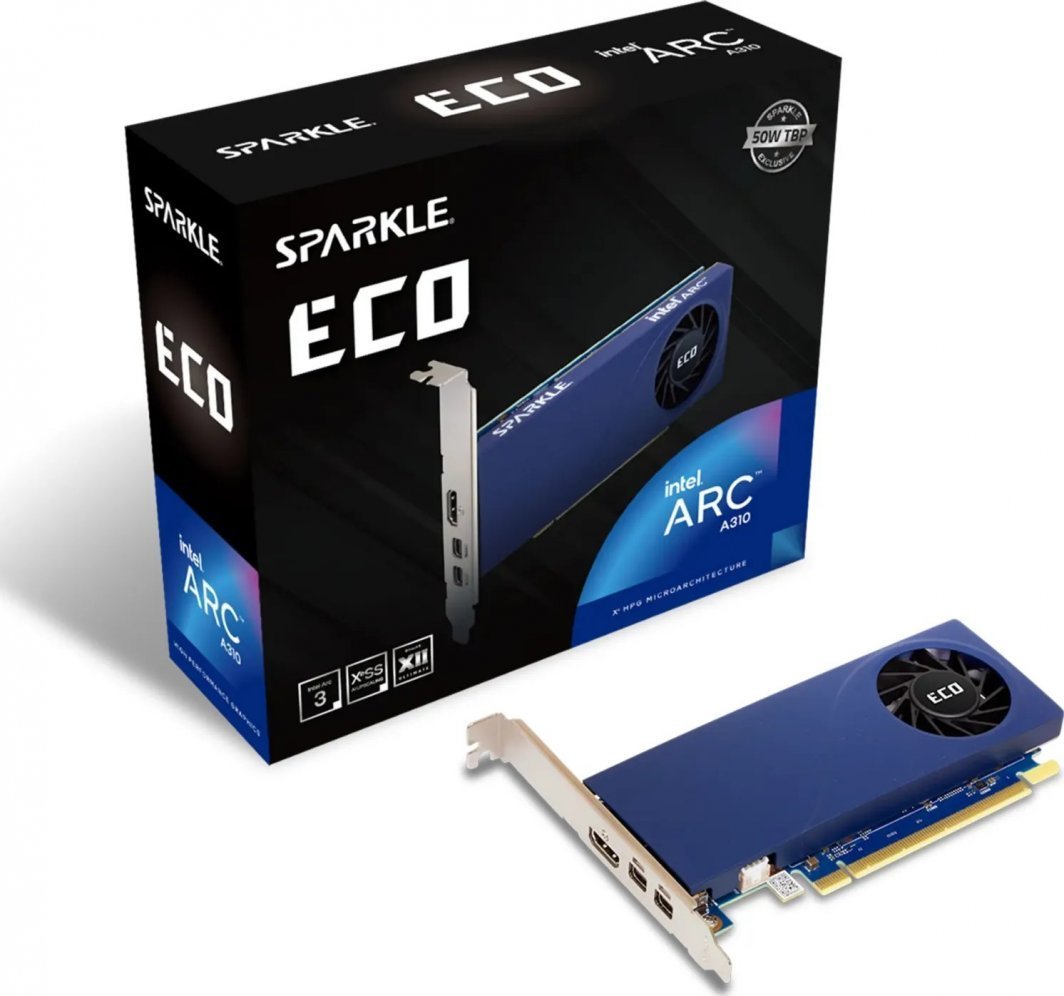 Sparkle Arc A310 ECO Graphics Card 4GB GDDR6 - Image 1