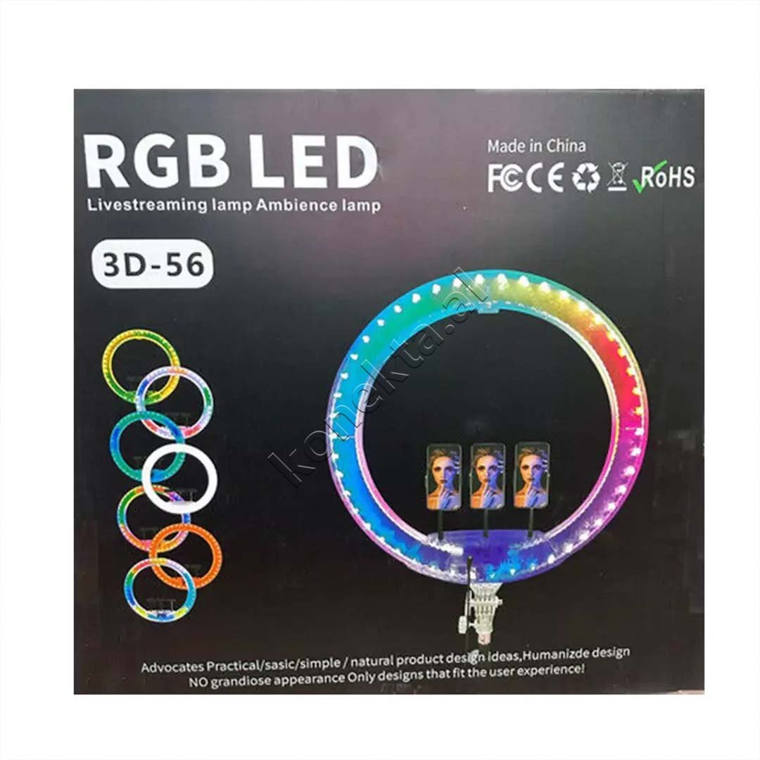 tjetertjeter Ring Light RGB 3D 56cm - Thumbnail 6