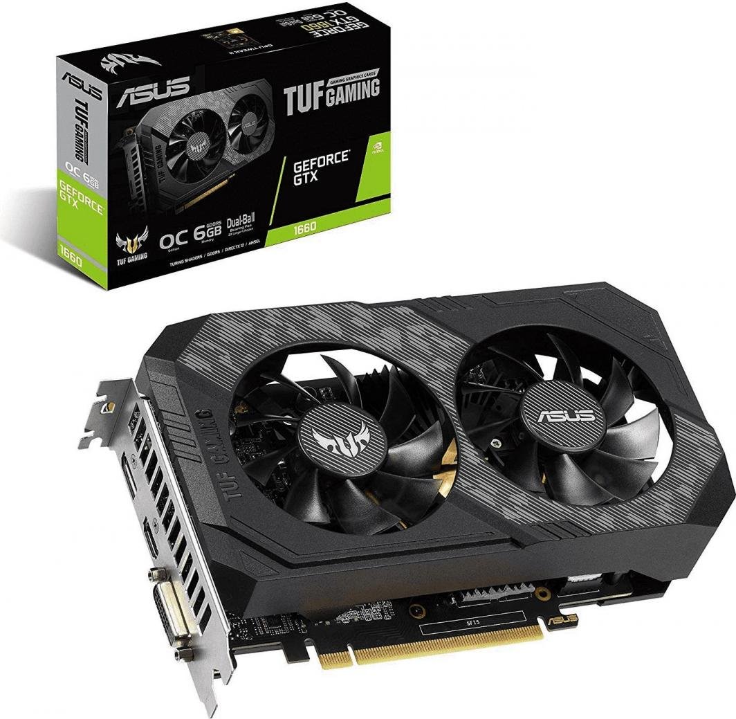 ASUS TUF GeForce GTX 1660 Gaming OC 6GB GDDR5 Graphics Card - Image 1