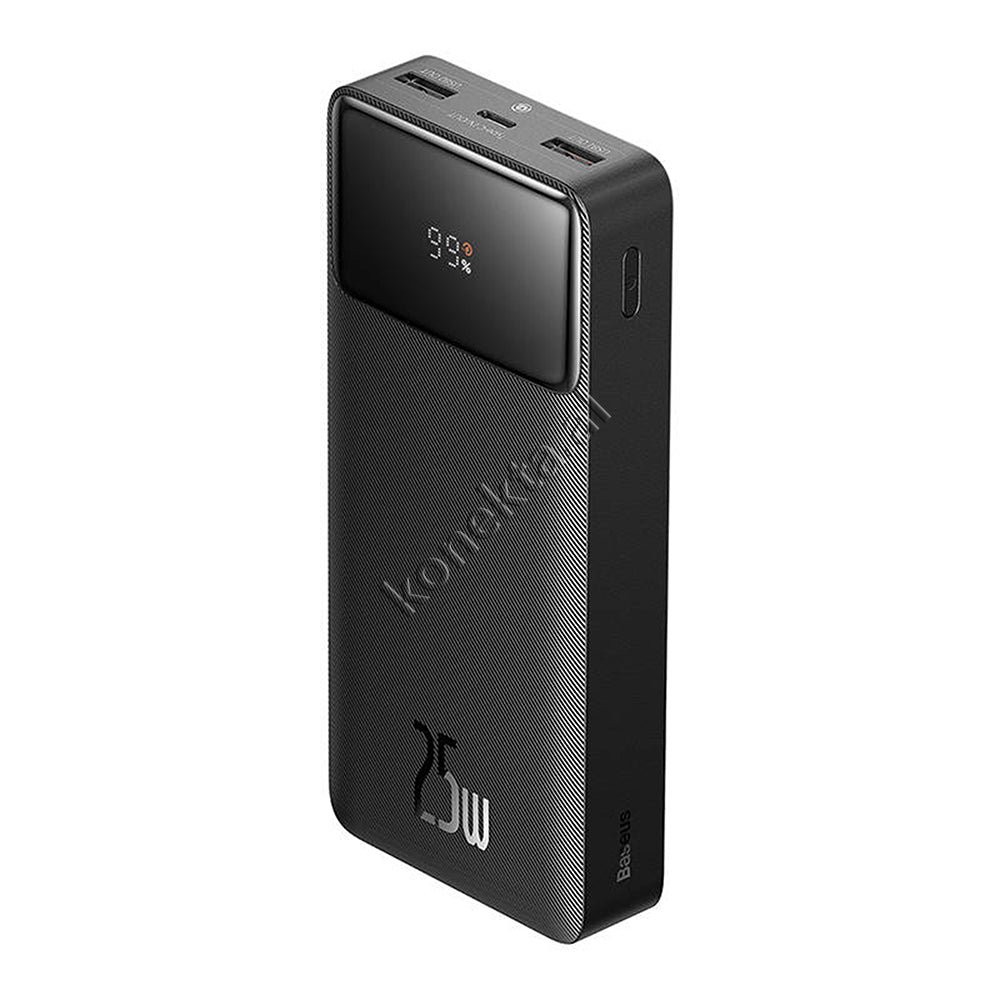 Baseus 20000mAh Power Bank, 25W, 3 Ports, Black / White - Thumbnail 3