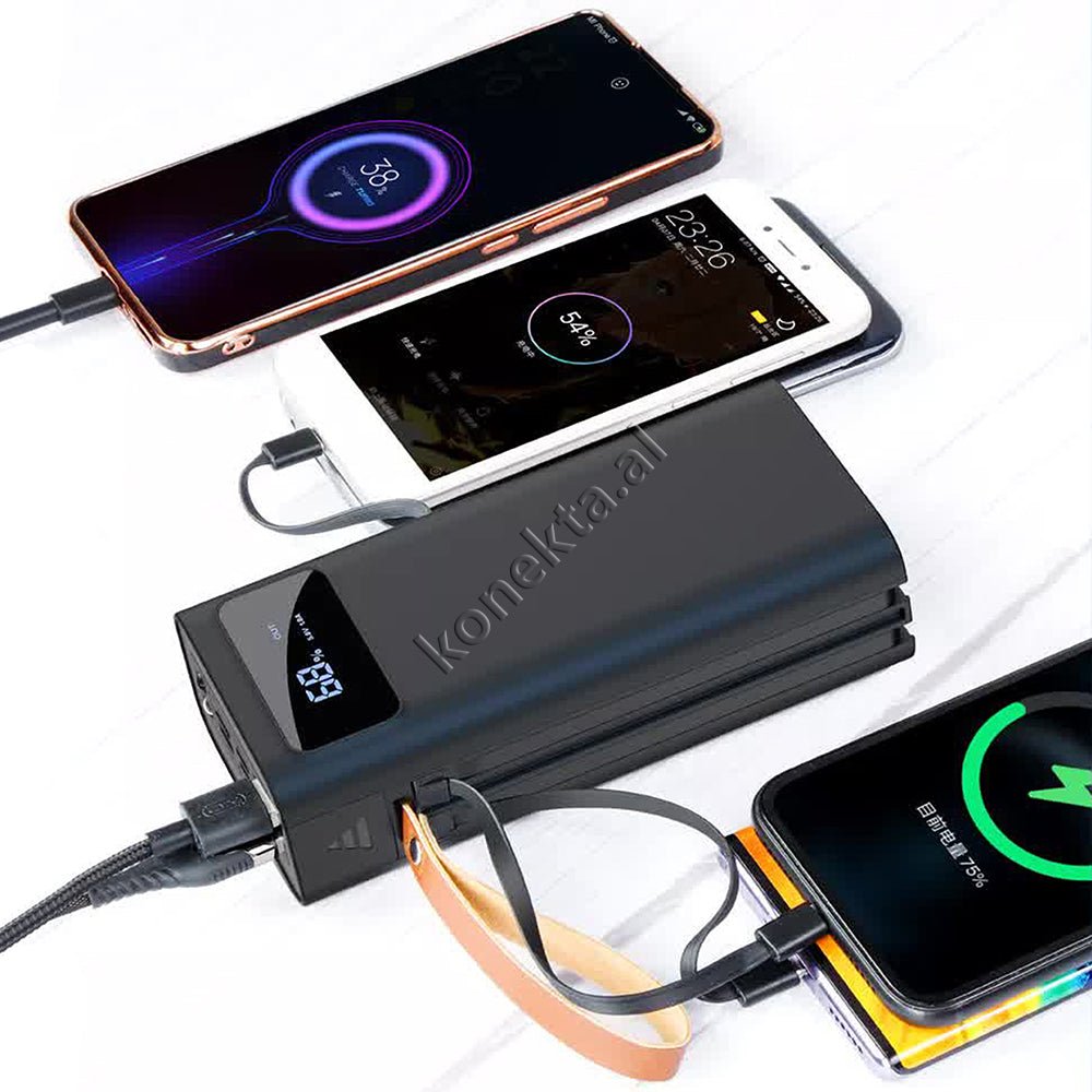 XO 30000mAh External Battery, Black - Thumbnail 5