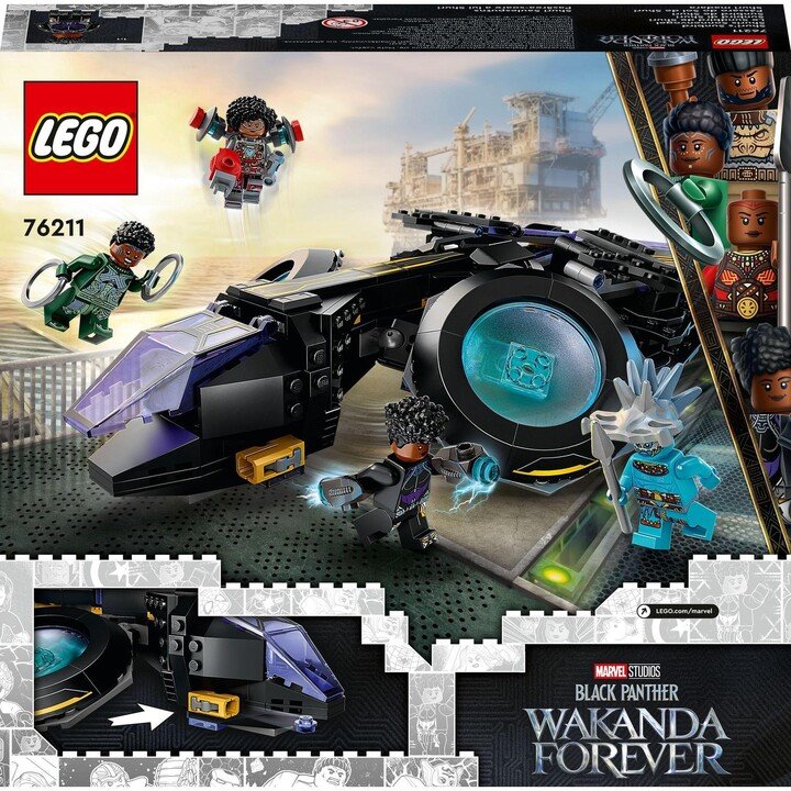 LEGO Marvel 76211 Shuri's Sunbird Jet, 355 Pieces - Thumbnail 10