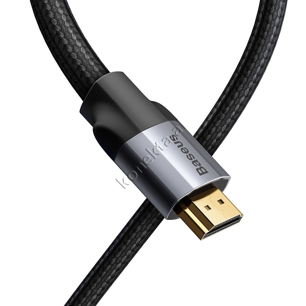 Baseus HDMI Cable, 1m / 3m / 5m, Grey - Thumbnail 4