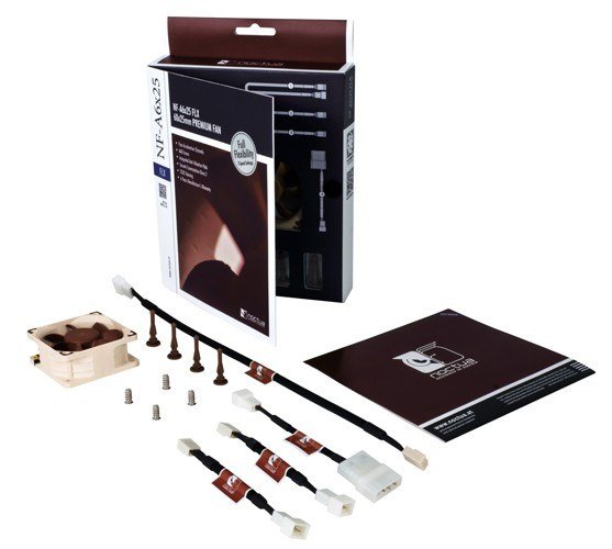Noctua NF-A6X25 FLX Fan, 6 cm, Brown - Thumbnail 4