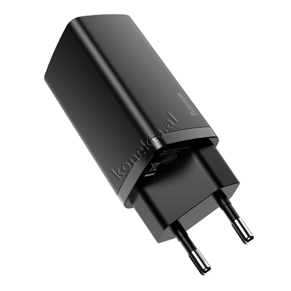 Baseus 65W Charger, White, Type-C and USB Ports, Fast Charge - Thumbnail 2