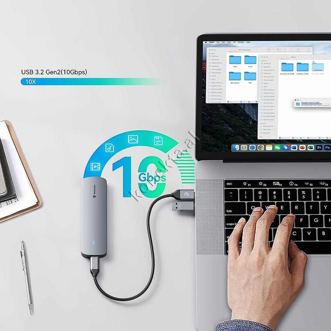 Yottamaster SSD M.2 NVME Enclosure, Up to 4TB, Type-C Gen 2 - Thumbnail 6