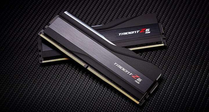 G.Skill Trident Z5 RGB Memory 32GB (2x16GB) DDR5 8000 CL38, Black - Thumbnail 7