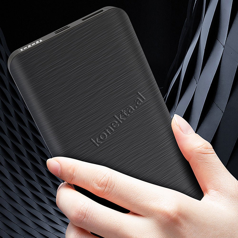 XO 10000mAh External Battery, Black / White, 2 Ports - Thumbnail 7
