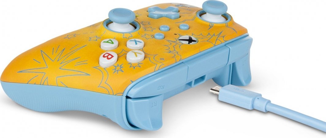 PowerA XS Enhanced Cuphead Controller, Wired, Yellow - Thumbnail 5
