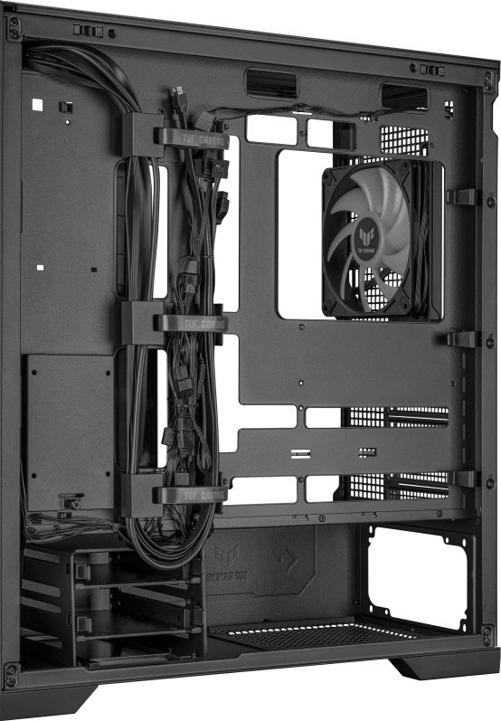 Asus TUF Gaming GT302 TG ARGB Case, Black, Midi Tower - Thumbnail 6