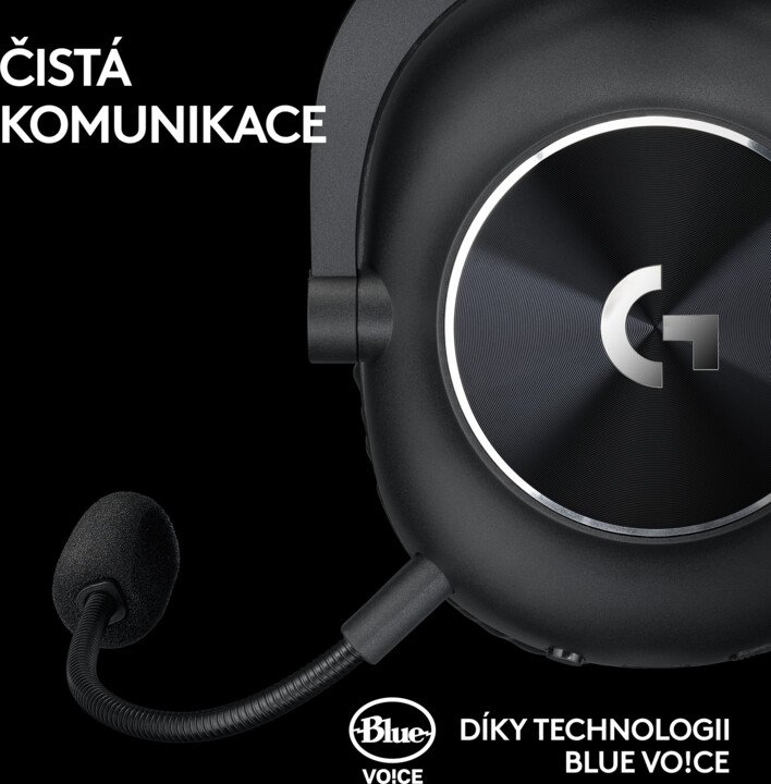Logitech G Pro X Wireless 2 Headphones, Black - Thumbnail 7