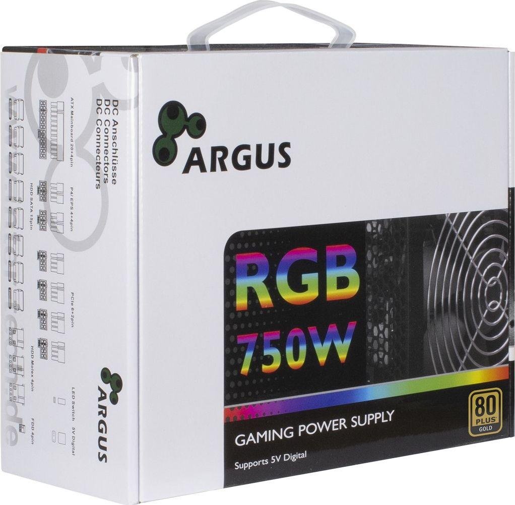 Inter-Tech Argus RGB 88882174 Power Supply, 750W - Thumbnail 3