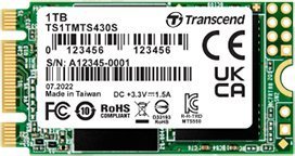 Transcend 430S SSD, 1TB, M.2 2242 SATA III - Image 1