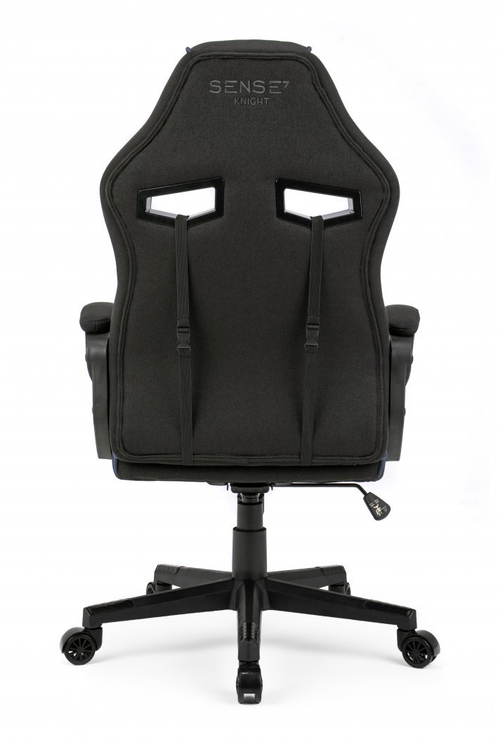 SENSE7 Knight Chair, Black/Blue - Thumbnail 4
