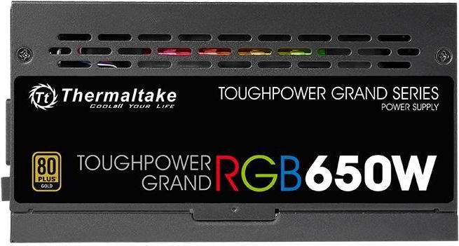 Thermaltake Toughpower Grand RGB PS-TPG-0650FPCGEU-R Power Supply, 650W - Thumbnail 4
