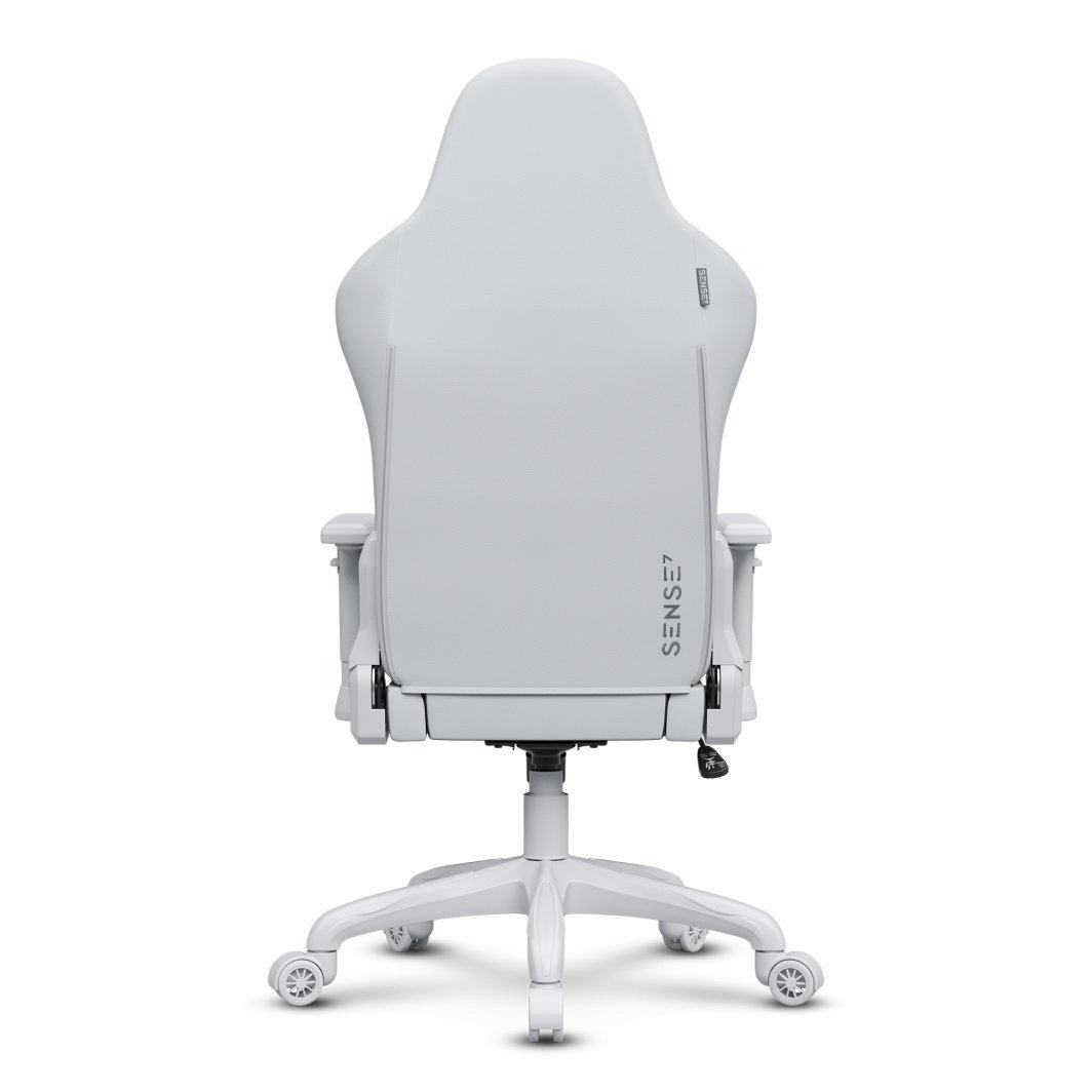 SENSE7 Spellcaster FUKU Chair, Material + Leather, Grey/White - Thumbnail 7
