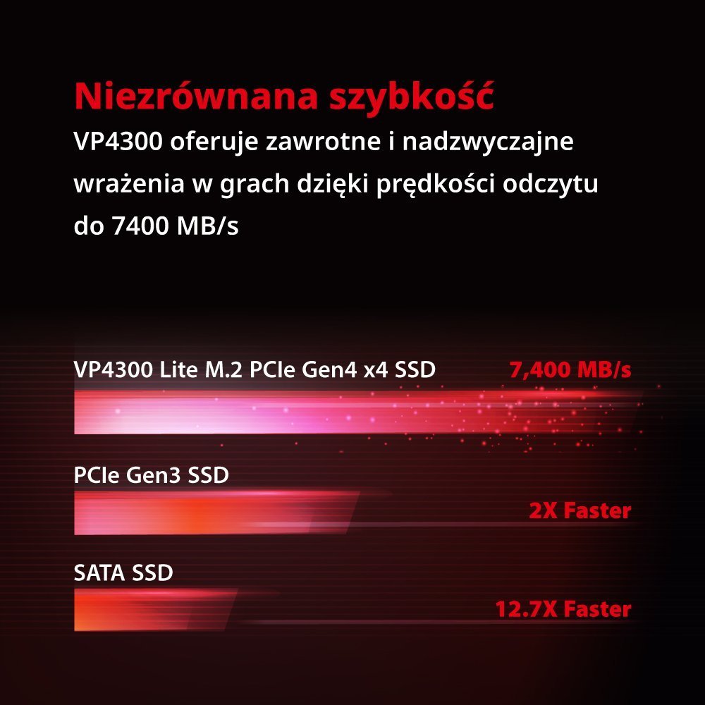 Patriot VP4300 Lite SSD, 2TB, M.2 2280 PCI-E x4 Gen4 NVMe - Thumbnail 5
