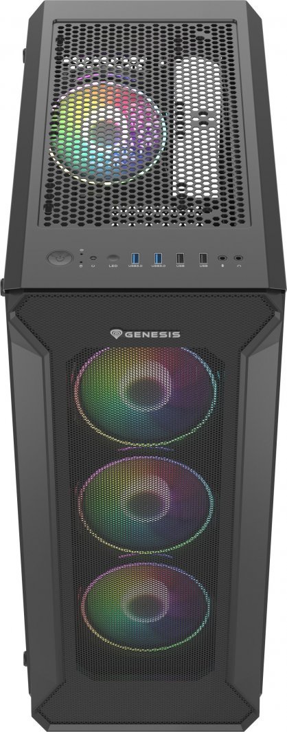 Genesis IRID 505 ARGB V2 Case, Midi Tower - Thumbnail 5