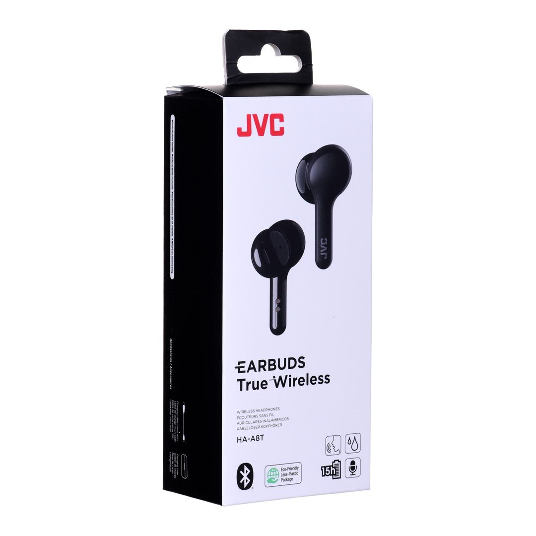 JVC HAA-8TBU Earbuds, Wireless, Black - Thumbnail 9