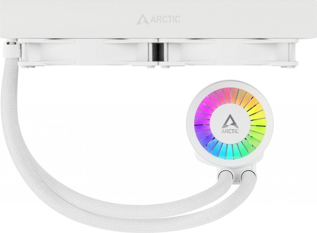 Arctic Liquid Freezer III 280 A-RGB Cooler, White - Thumbnail 3