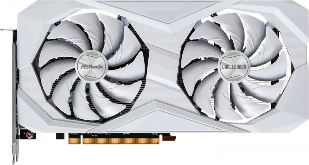 ASRock Radeon RX 6600 Challenger Graphics Card, White, 8GB GDDR6 - Thumbnail 4