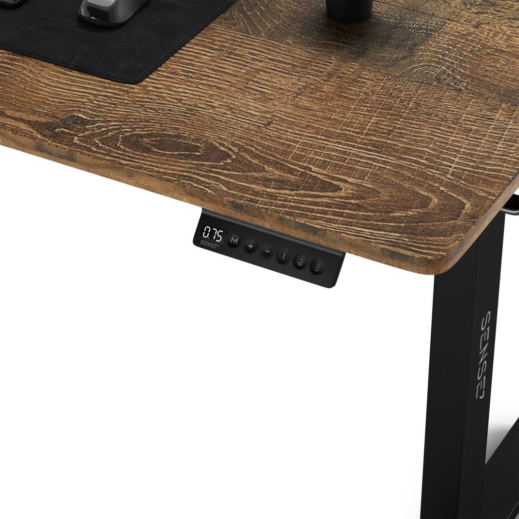 SENSE7 Nojo Table, 140cm x 70cm, Black/Wood - Thumbnail 5
