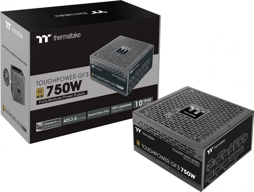 Thermaltake Toughpower GF3 PS-TPD-0750FNFAGE-4 Power Supply, 750W - Thumbnail 4