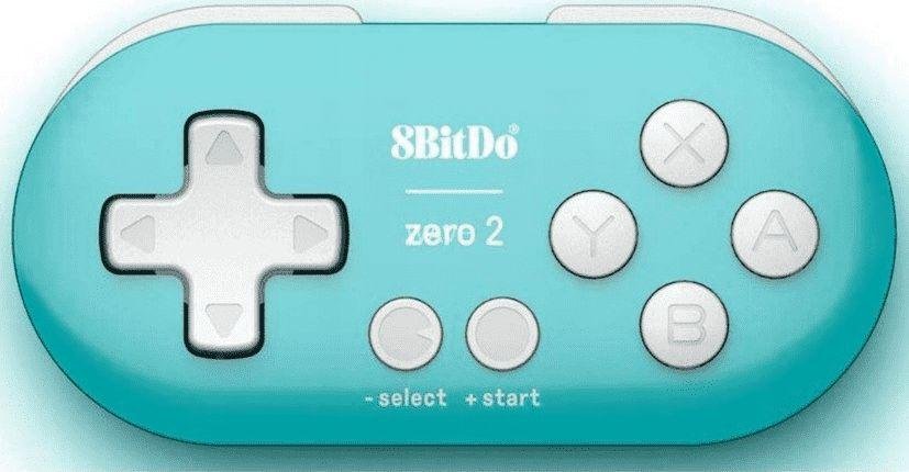8BitDo Zero 2 Controller, Turquoise Edition, Wireless / Me Kablo, Green - Image 1
