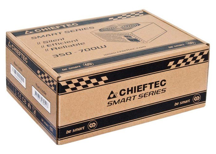 Chieftec Smart GPS-500A8 Power Supply, 20+4 pin ATX, 500 W, Black - Thumbnail 5