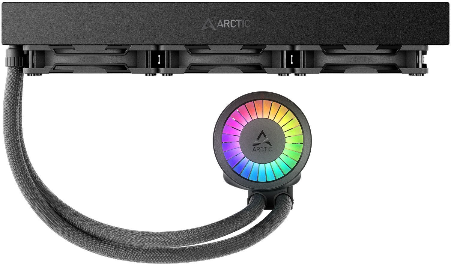 Arctic Liquid Freezer III Pro 360 A-RGB Cooler, Black - Thumbnail 4