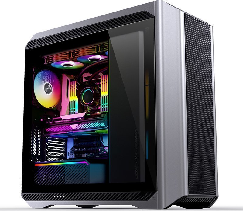 Jonsbo D500 ARGB Case, Black and Silver, Full Tower - Thumbnail 2