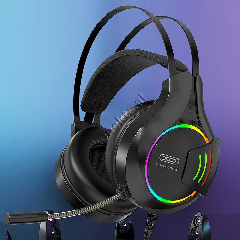 XO Gaming Headphones, Black - Thumbnail 4