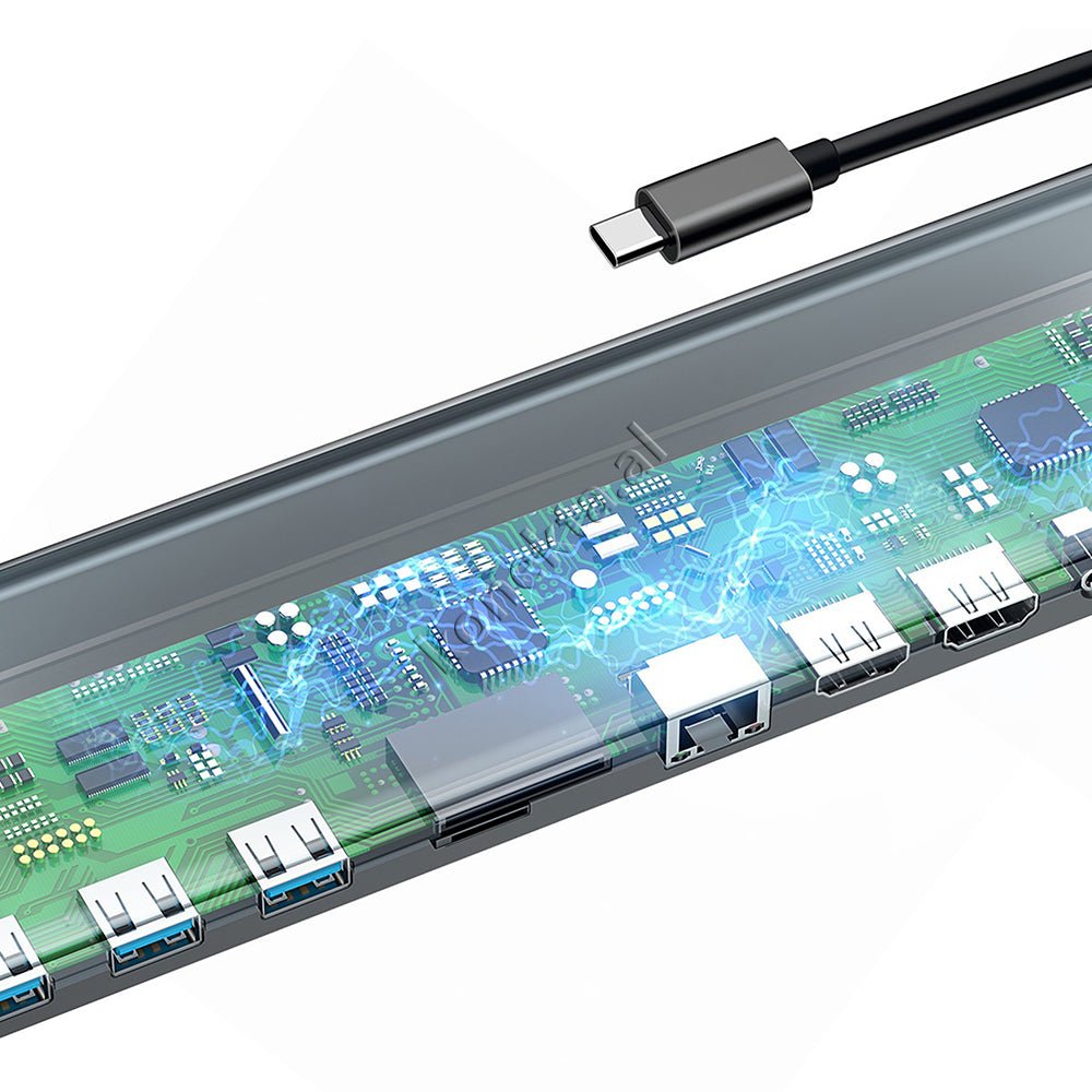 Baseus Laptop Adapter 11 in 1 Type-C - Thumbnail 5