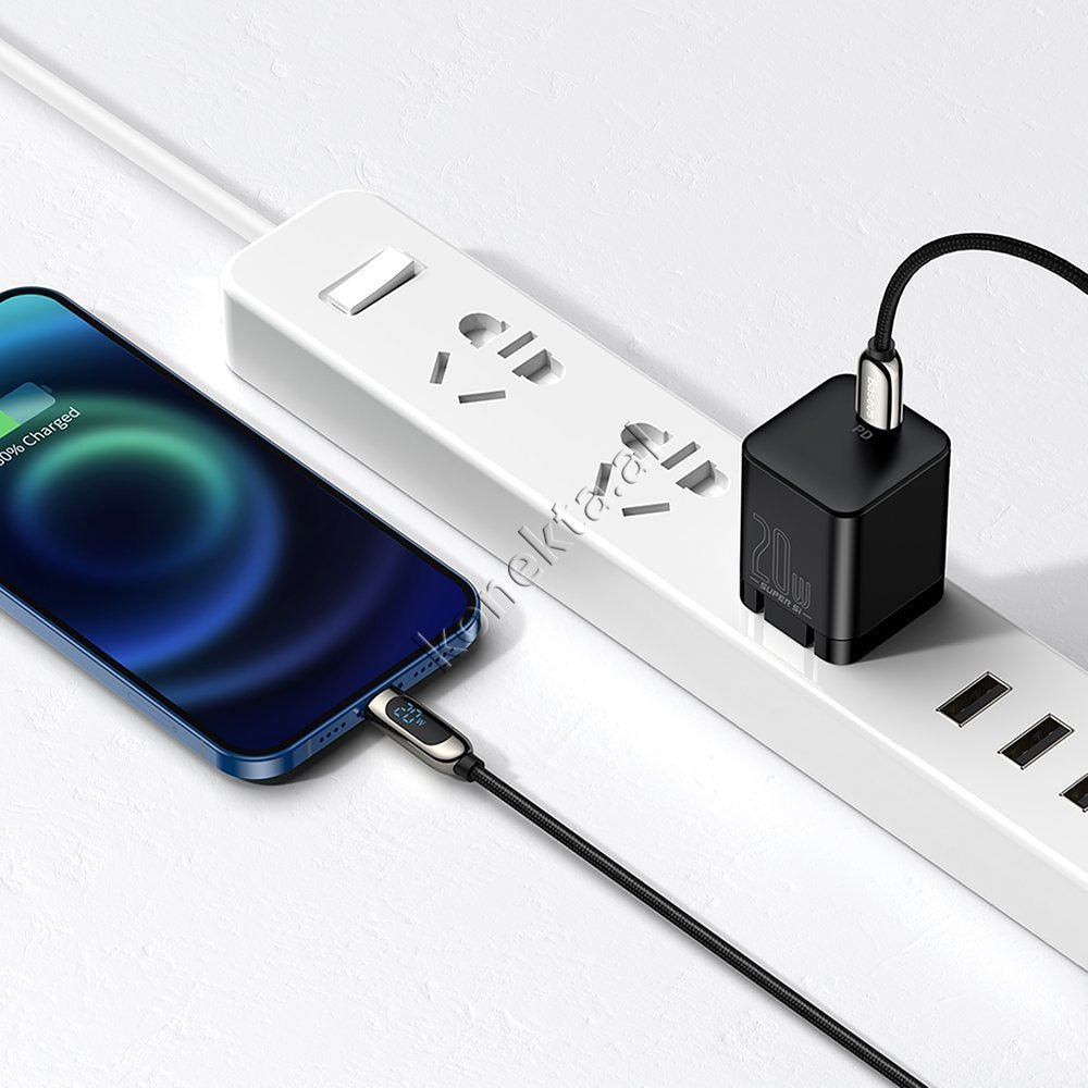 Baseus Type-C to Lightning Charging Cable, 20W, 1m - Thumbnail 11