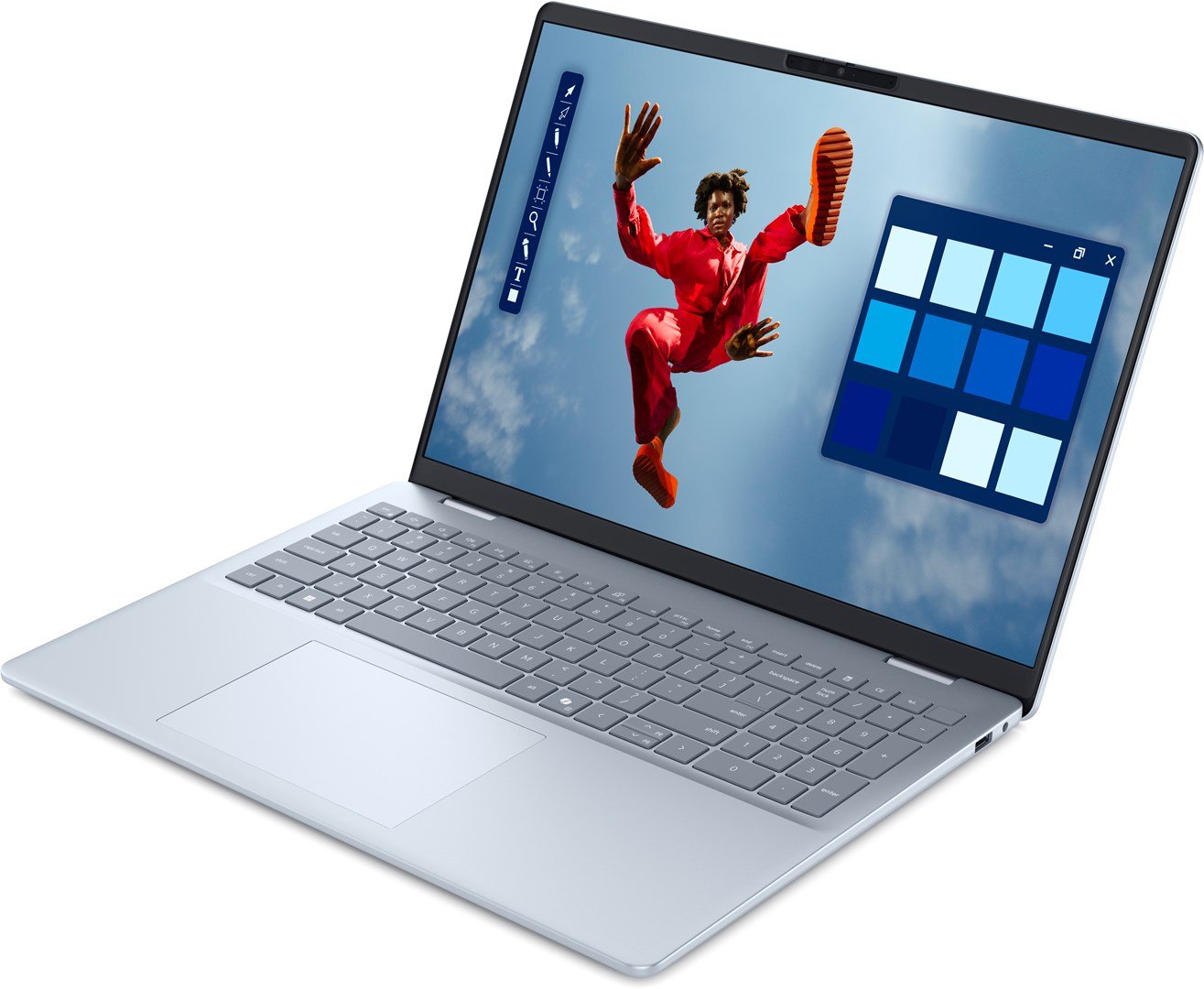 Dell 16 Plus Laptop, 16", Intel Core Ultra 7, Touchscreen, 32 GB LPDDR5x-SDRAM, 1 TB SSD, Blue - Thumbnail 3