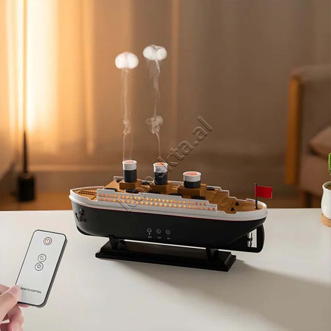tjetertjeter Air Humidifier, 250ml, Titanic Ship Shape - Thumbnail 6