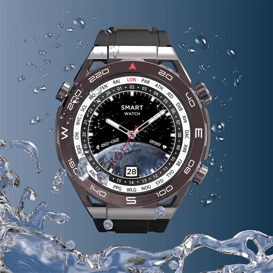 Moxom MX-WH08 Smartwatch, 1.5 Inch, Black - Thumbnail 6
