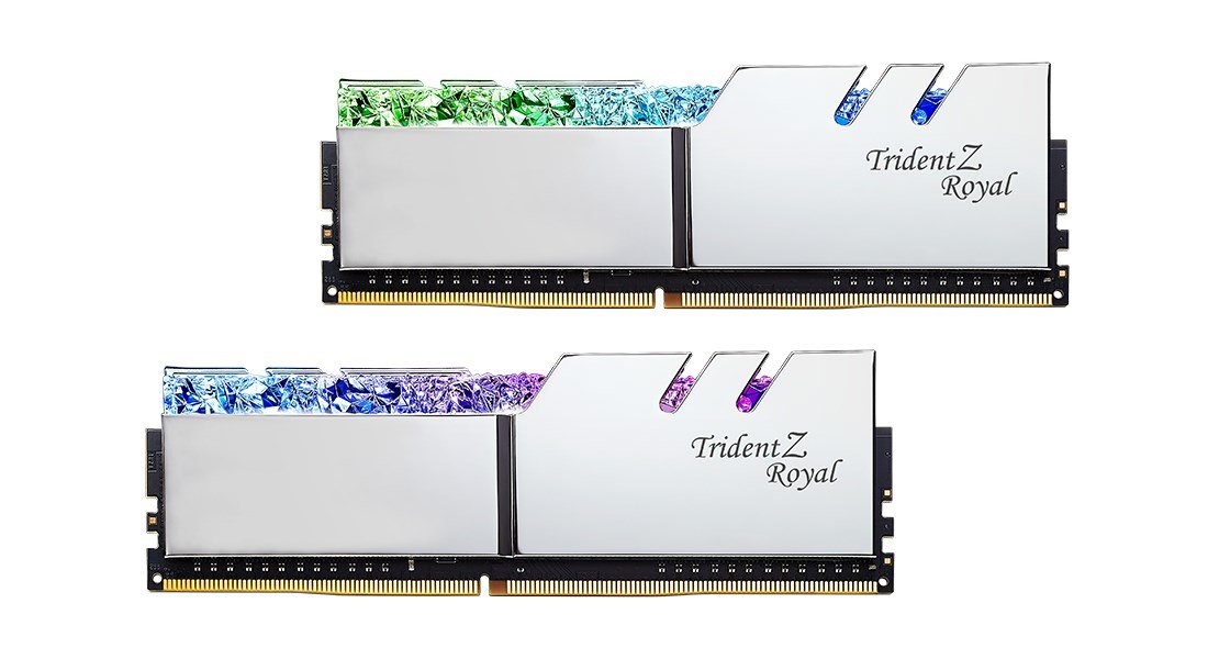 G.Skill Trident Z Royal F4-4000C18D-32GTRS 32 GB (2 x 16 GB) DDR4 4000 MHz RAM - Thumbnail 2