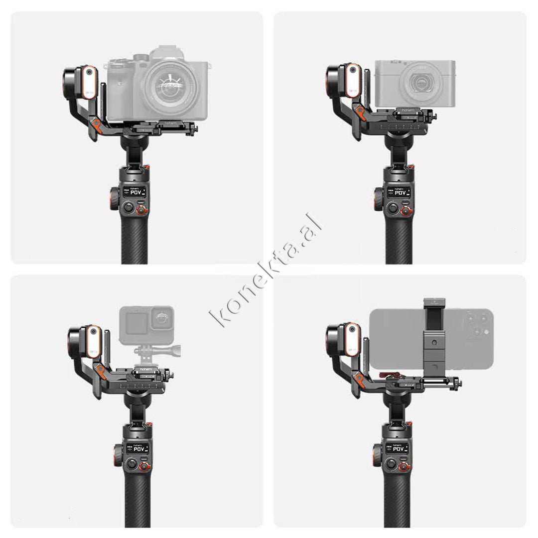 Hohem iSteady MT2 Gimbal Kit, Black - Thumbnail 7