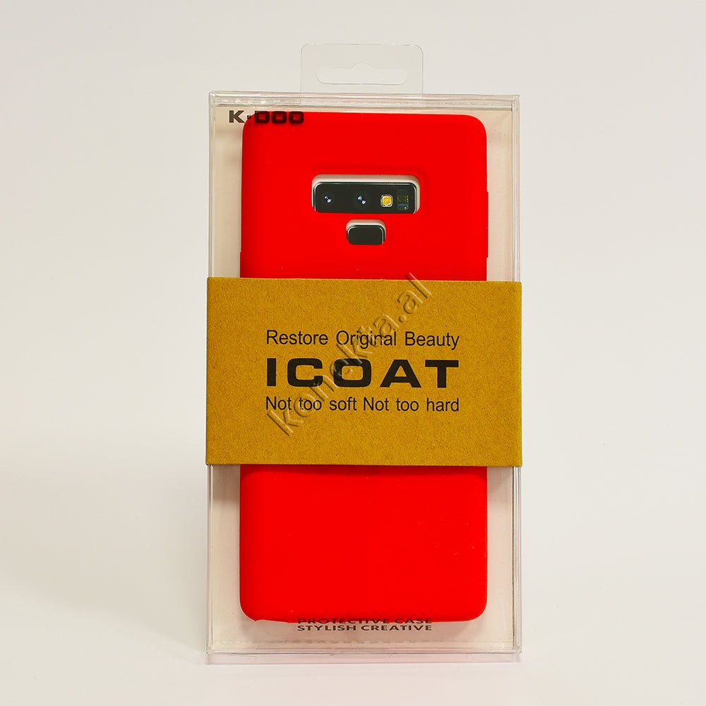 K-Dook-Doo iCoat Case for Samsung S8, S8 Plus, Note 8, S9, S9 Plus, Note 9, Note 10, Black / Red - Thumbnail 2