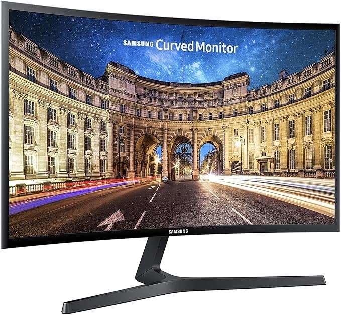 Samsung S27C366EAU Curved Monitor, 27" FHD, 75Hz, Black - Thumbnail 2