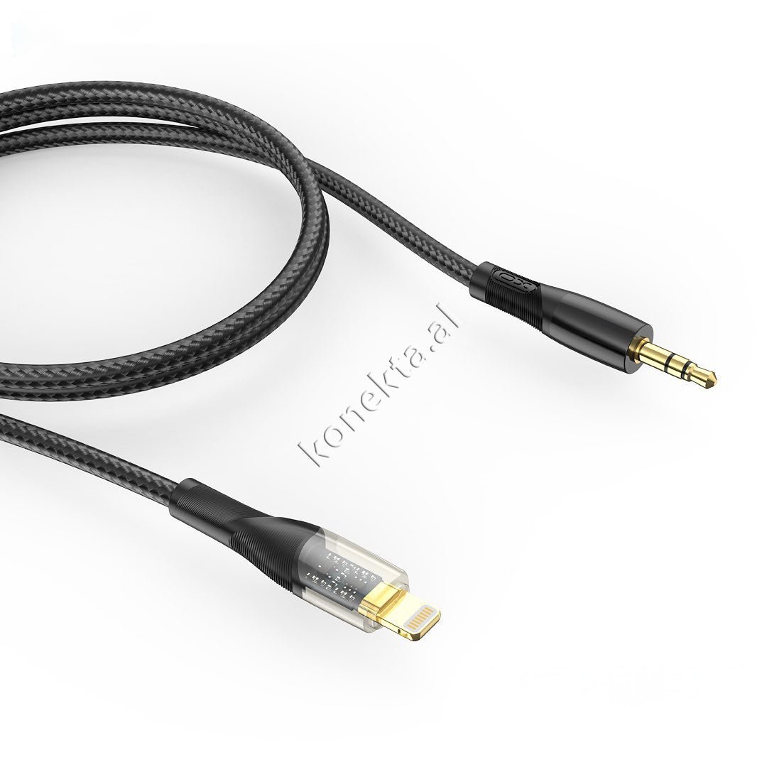 XO AUX Cable, 1m, Lightning / Type-C / AUX to AUX 3.5mm - Thumbnail 3