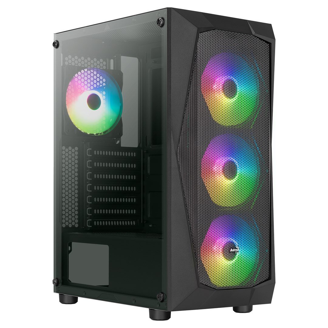 Aerocool PGS Falcon-A-BK-V1 Case, Black - Thumbnail 2