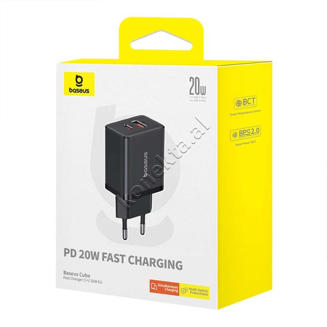 Baseus 20W Charger with 2 USB-C and USB-A Ports - Thumbnail 6