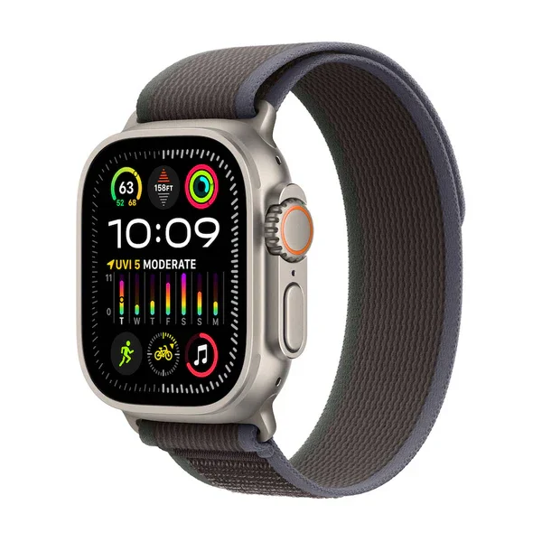 Apple Watch Ultra 2 Smartwatch, Blue/Black Trail Loop, 49mm - Image 1