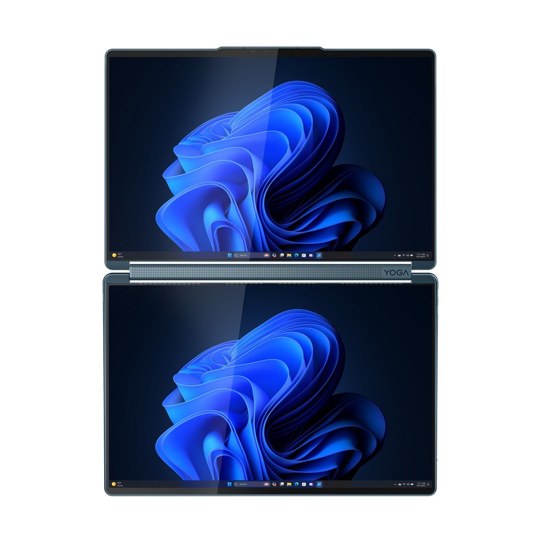 Lenovo Yoga Book 9 14IAH10 Laptop, 14", Intel Core Ultra 7 255H, Touchscreen 2.8K, 32 GB LPDDR5x-SDRAM, 1 TB SSD, Teal - Thumbnail 3