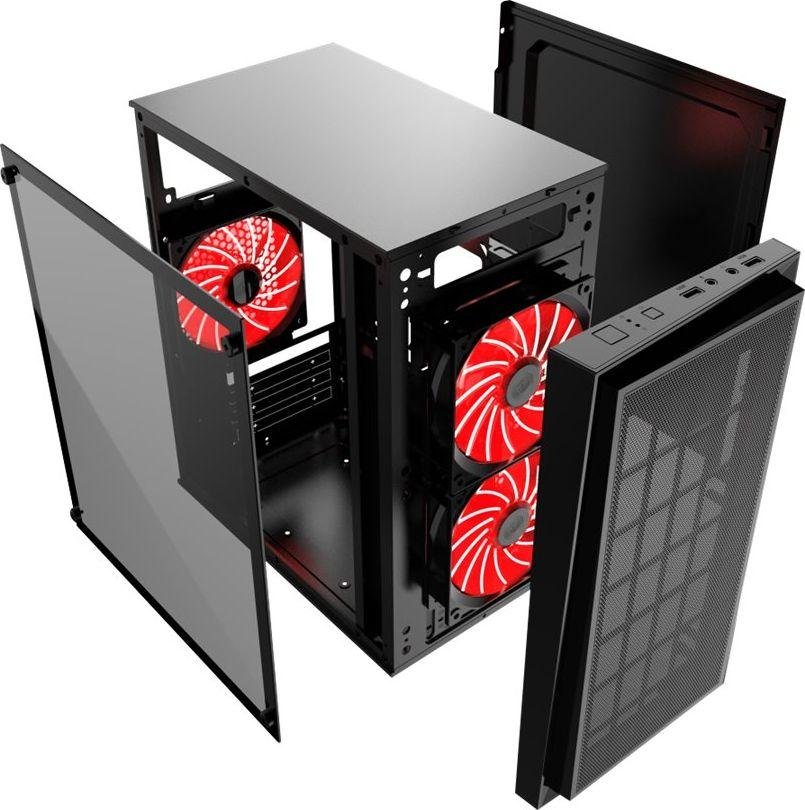 Gembird Fornax 950R Case, Mini Tower - Thumbnail 4